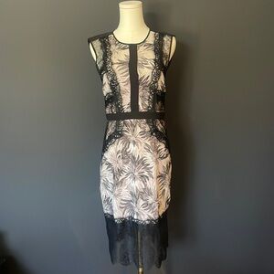 BCBG lace cocktail dress